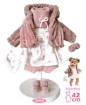 Llorens P42-408 oblečenie pre bábiku veľkosti 42 cm s doplnkami