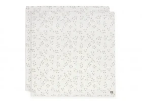 Jollein Plienky zavinovacie 2 ks 115x115 cm Leafy Dreams (535-852-68105)