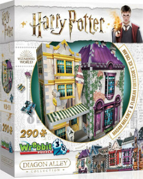 WREBBIT 3D puzzle Harry Potter: Madam Malkinová a Zmrzlinárstvo Florea