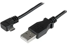 StarTech USB-A na Micro-USB čierna / Nabíjací kábel / 2 m / 480 Mbps (USBAUB2MRA)