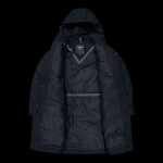 Dámsky zimný kabát s kapucňou CMP zateplená nepremokavá bunda čierna (34K0096/N950) 46