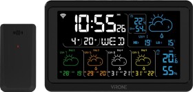 Orno Wielofunkcyjna Meteostanica, Bezdrôtová, Wi-Fi, Čierna