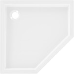 MEXEN - Flow+ päťboká sprchová vanička 80 x 80, biela lesk 46P108080H