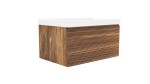 Kúpeľňová skrinka s umývadlom Naturel Elsa 79x35x45,5 cm eben mat ELSA80EBU4 ELSA80EBU4