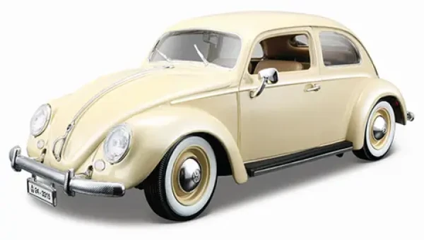 Bburago Volkswagen Beetle 1955 Beige
