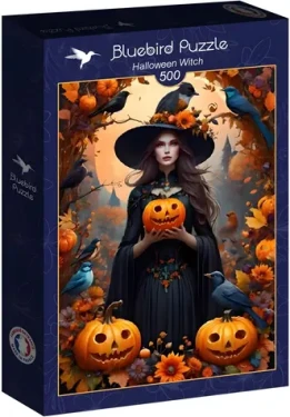 BlueBird Puzzle Halloweenska čarodejnica