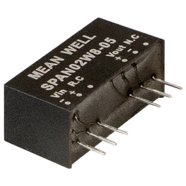MEAN WELL SPAN02W8-15 DC / DC menič napätia 15 V 0.134 A 2 W; SPAN02W8-15