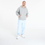 Mikina Nike Solo Swoosh Men's Full-Zip Fleece Hoodie Dk Grey Heather/ Lt Smoke Grey/ White L