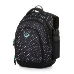 Školský batoh Bagmaster Supernova 23 A Pink/White/Turquoise
