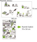 Veselá Stena Samolepka V kuchyni