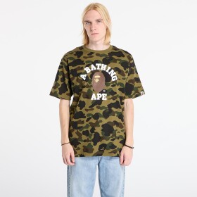 Tričko A BATHING APE 1St Camo College Tee UNISEX Green XL