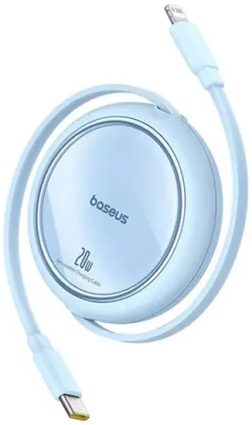 Baseus P10364501311-00 Free2Pull 1m modrá / USB-C (M) - Lightning (M) / 20W (P10364501311-00)