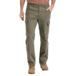 Bushman PÁnske kapsáčové nohavice Klawer, tmavá khaki 60