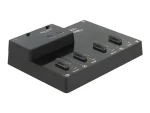 DeLock M.2 Dockingstation 4X NVMe / Dokovacia stanica / USB-C 10 Gbps / Klonovanie 2x2 / LED (64124)