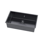 VELAZO Jednodrezový oceľový drez, veľký, PVD grafit - 74 x 44 cm Velazo VELAZ7444B