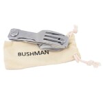 Bushman Skladací príbor Cutlery set II, strieborný UNI