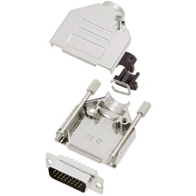 Encitech DTCK15-HDP26-K 6355-0062-02 sada D-SUB kolíkové lišty 180 ° Pólov: 26 spájkovaný 1 sada; 6355-0062-02
