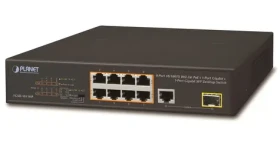 Planet FGSD-1011HP / PoE switch / 8x 10/100 / 1x 1000Base-T + 1x SFP / 802.3at 120W / fanless (FGSD-1011HP)