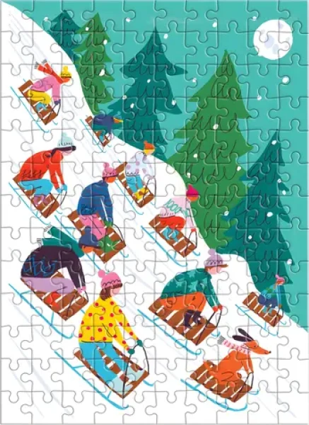 Galison Puzzle Sánkovanie