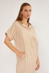 Monnari Dresses Cotton Dress With Hood Beige