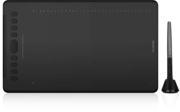 Huion H1161 čierna / Grafický tablet / 279,4 x 174,6 mm / 5080 LPI / 8192 úrovní tlaku / 12 program. tlačidiel (H1161)