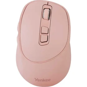 YENKEE YMS 2080PK WL SLIDER ružová / bezdrôtová optická myš / 2400 DPI / 6 tlačidiel / 2.4 GHz / USB-C (8590669328406)