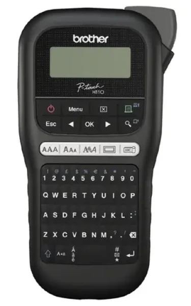 Brother PT-H110 / Tlačiareň samolepiacich štítkov / podčiarknutie / vertikálna tlač / 6x AAA (PTH110YJ1)