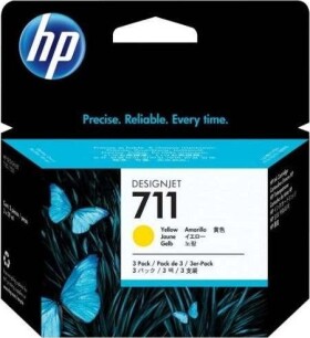 HP HP Toner nr 711 CZ136A Yello 3x29ml 3pack