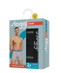 Pánske boxerky Start Short C2P box - BLACK - black 0004 - SLOGGI BLACK 6