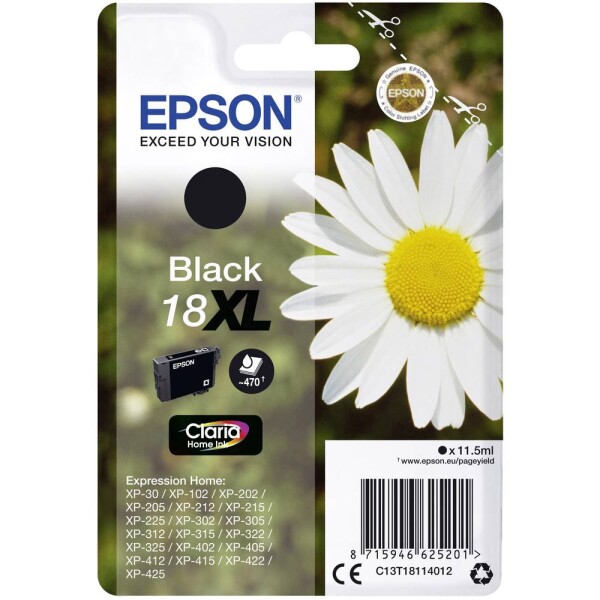 Epson originálny toner 18XL, Čierny (C13T18114012)