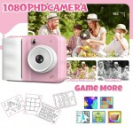 R2 Detský fotoaparát s okamžitou tlačou ružový