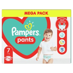 Pampers Pants Mega Pack (74 ks) / Plienkové nohavičky / Veľkosť 7 (17+ kg) (DIOPMPPIE0151)