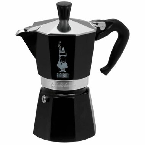 Bialetti Moka Express moka kanvička na 6 šálok 300 ml čierna (8006363018418)