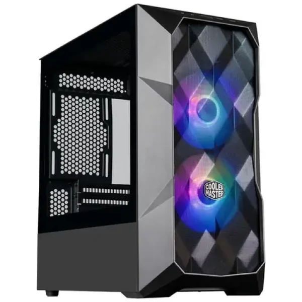 Cooler Master TD300 Mesh čierna / mATX / 2x USB-A 3.0 / 2x120mm / bez zdroja / priehľadná bočnica (TD300-KGNN-S00)