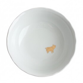 Bella Rose Porcelánová misa Zlaté prasiatko