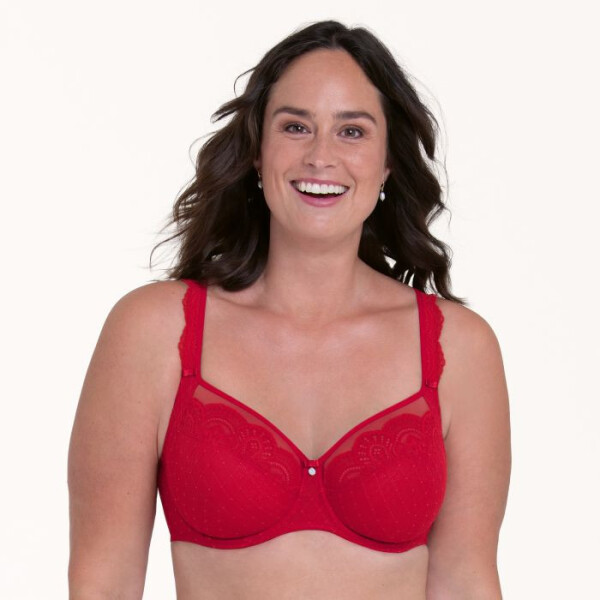 Selma podprsenka s kosticami Full Cup 5635 červená - RosaFaia 265 true red 70J