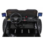 Mamido Elektrické autíčko Extreme Sport 4x4 s premenlivou veľkosťou čiernej