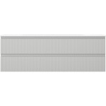 MEXEN/S - Rivel kúpeľňová skrinka 140 cm s umývadlom Vela, 2 zásuvky, reliéf, šedá mat/biela mat - 91A20-14047-2-BFF62-W23M0 91A20-14047-2-BFF62-W23M01