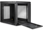 StarTech Rozvádzač nástenný 9U čierna / Rozvádzač / 600 x 450 mm / nosnosť 90 kg (RK9WALM)