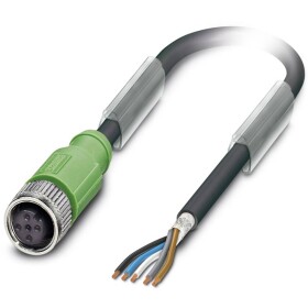 Sensor/Actuator cable SAC-5P-10,0-PUR/M12FS SH 1500758 Phoenix Contact; 1500758