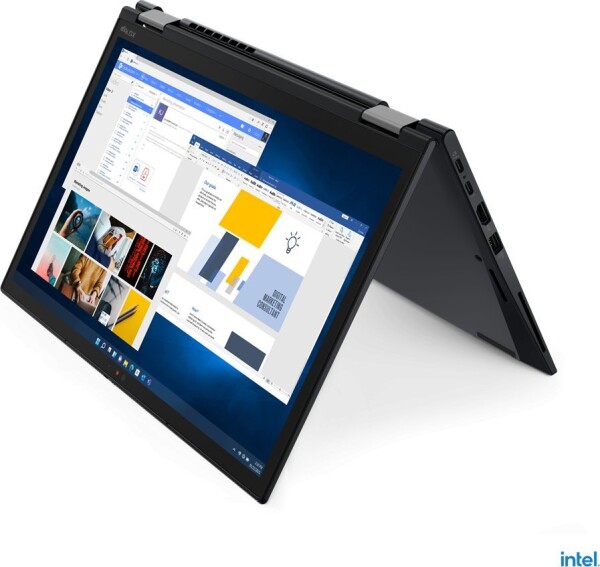 Lenovo Lenovo ThinkPad X13 Yoga Gen 21AW Flip-Design Intel Core i5 1235U 1.3 GHz Evo Win 10 Pro 64-Bit (mit Win 11 Pro Lizenz) Iris Xe Graphics GB RAM 256 GB SSD TCG Opal Encryption NVMe 33.8 cm (13.3") IPS Touchscreen 1920