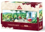 ART PUZZLE 5349 Panoramatické puzzle Hosť na verande