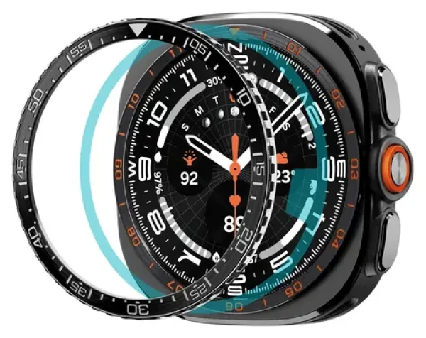 Spigen Bezel Tune (Diver) čierna / Ochranný rámček / Samsung Galaxy Watch Ultra 2 47mm (ACS11617)