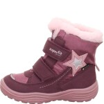 Dievčenské zimné topánky CRYSTAL Red/Pink GTX Superfit 1-009099-5000 - 28