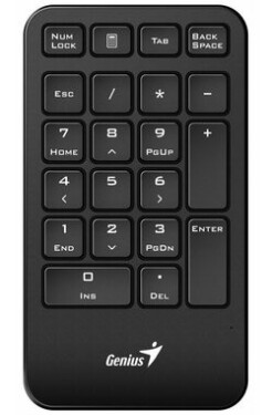 Genius NumPad 1000 čierna / Bezdrôtová numerická klávesnica / membránová / USB 2.4 GHz (31320003400)