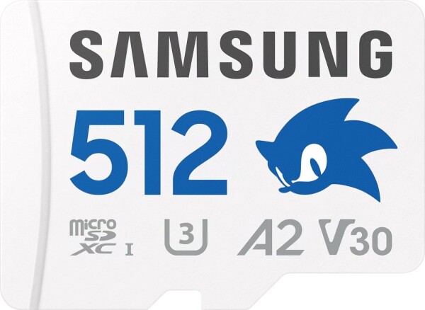 Samsung Pro Plus Sonic The Hedgehog MicroSDXC 512 GB Class 10 UHS-I/U3 A2 V30 (MB-MD512SA/LC1)