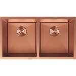 MEXEN - Binox oceľový drez 2-bowl 800 x 450 mm, meď HC 6421802000-65HC