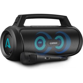 Lamax PartyGo1 čierna / Bluetooth reproduktor / 100W / 8000mAh / BT 5.3 / AUX / microSD / USB / IP67 (LXPSMPGO1NNBA)