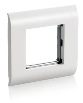 Equip Krycí rámček French Modular biela / Krycí rámček / Okienko 45x45 mm / RAL9010 (125461)
