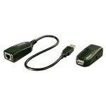 Lindy Classic USB 2.0 Extender / Predlžovač / cez Cat5, Cat5e, Cat6 / dosah 50 m (42693)